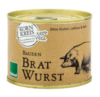 Bio Bauernbratwurst - glutenfrei