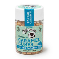 Bio vegane Kuhbonbon Caramel Cubes salted - glutenfrei