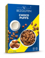 Choco Puffs Kakaopuffer mit Haselnussfüllung - glutenfrei