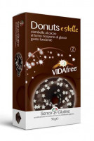 Glutenfreie Donuts e Stelle mit Zuckersternen - glutenfrei