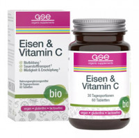 Bio Eisen & Vitamin C Tabletten - glutenfrei
