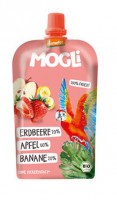 Bio Quetschie Erdbeere mit Apfel & Banane - glutenfrei