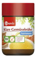 Klare Gemüsebrühe natriumarm - glutenfrei