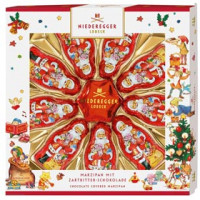 Marzipan Weihnachtsmänner und Stern - glutenfrei