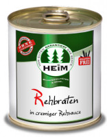 Rehbraten in cremiger Rehsauce - glutenfrei