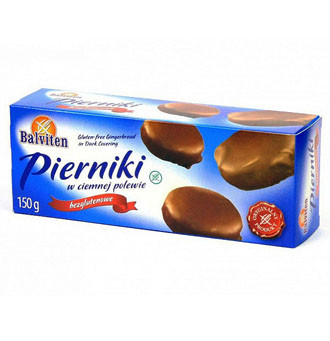 Glutenfreie Lebkuchen mit dunkler Glasur