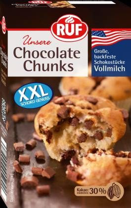 Chocolate Chunks Vollmilch, backfeste Schokostücke