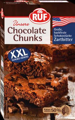 Chocolate Chunks Zartbitter, backfeste Schokostücke
