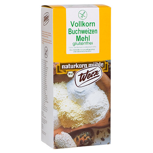 Vollkorn Buchweizen Mehl von Werz - Glutenfrei günstig einkaufen