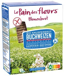 Bio Blumenbrot Buchweizen ohne Zusatz von Salz
