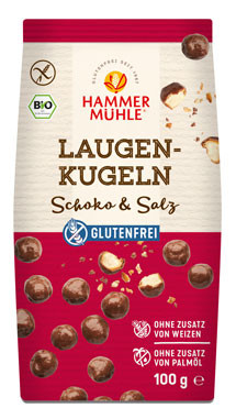 Bio Laugenkugeln mit Schoko & Salz