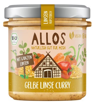 Bio Gelbe Linse Curry Aufstrich