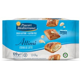 Attimi crema al latte Blätterteig mit Milchcreme