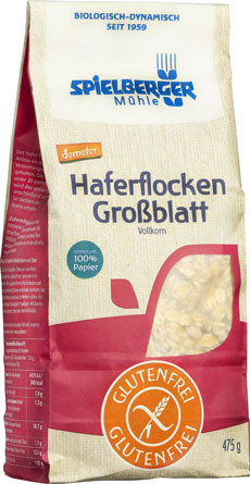 Bio Haferflocken Großblatt Vollkorn