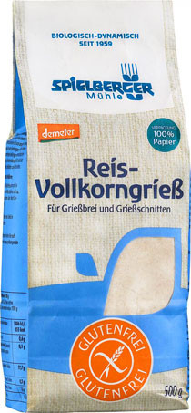 Bio Reis-Vollkorngrieß