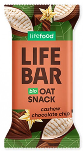 Bio Lifebar Oat Snack Cashew Chocolate Chip