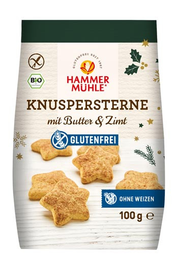 Bio Knuspersterne mit Butter & Zimt