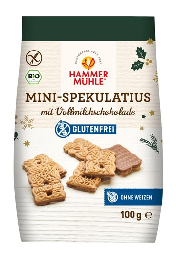 Bio Mini-Spekulatius mit Vollmilchschokolade
