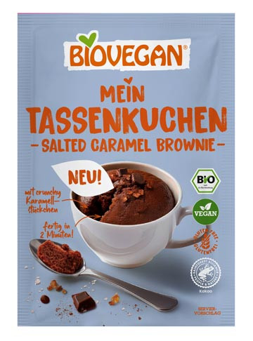 Mein Tassenkuchen Salted Caramel Brownie