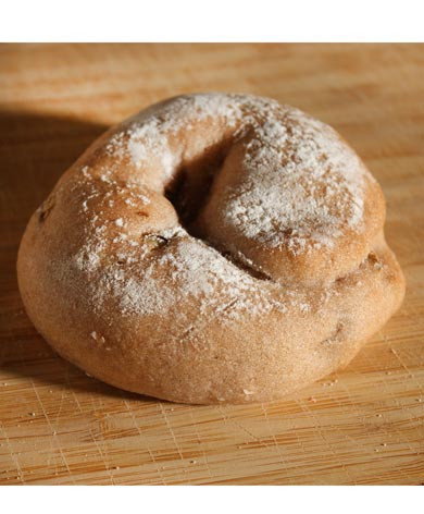 Bagels mit Walnüsse 2 Stück, frisch gebacken