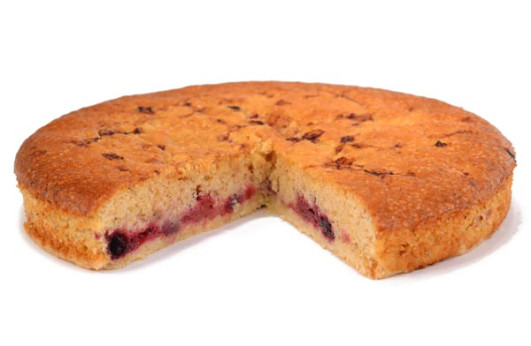 Beerenteller frisch gebacken