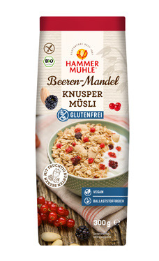 Bio Beeren-Mandel Knusper Müsli