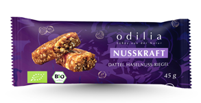 Nusskraft Bio Dattel-Haselnuss-Riegel