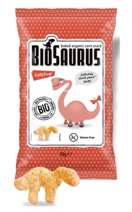 Biosaurus Ketchup Mais-Snack