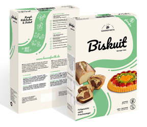 Backmischung Biskuit