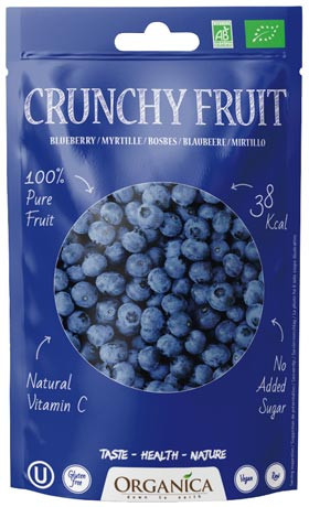 Bio Blaubeeren gefriergetrocknet