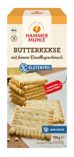 Bio Butterkeks mit feinem Vanillegeschmack