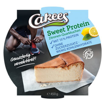 Sweet Protein Zitronen-Quarkkuchen ohne Zuckerzusatz