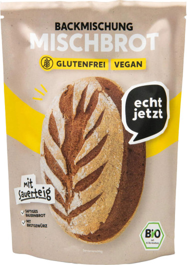 Bio Backmischung Mischbrot