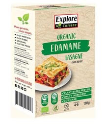 Bio Lasagne aus Edamamebohnen