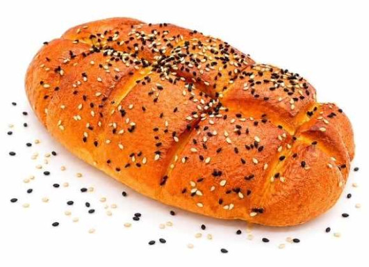 Glutenfreies Fladenbrot, frisch gebacken