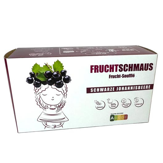 Frucht-Soufflee Schwarze Johannisbeere