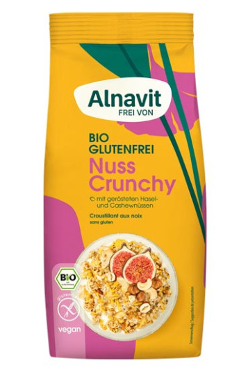 Bio Nuss Crunchy mit gerösteten Hasel- und Cashewnüssen