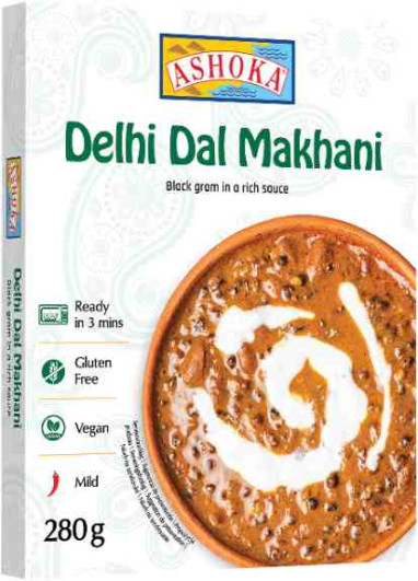 Delhi Dal Makhani Fertiggericht mit schwarzen Linsen