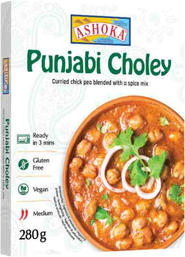 Punjabi Choley Fertiggericht mit Kichererbsen