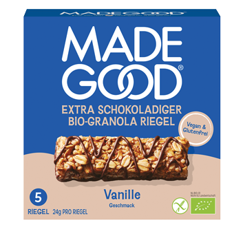 Bio Chocolate Drizzled Granola Riegel Vanilla