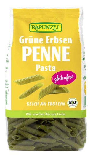 Grüne Erbsen Penne Pasta