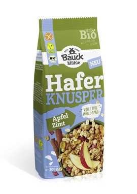 Hafer Knusper Müsli Apfel Zimt