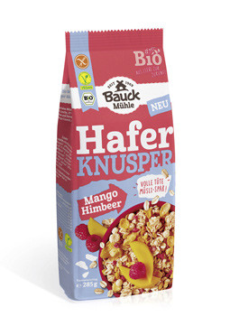 Hafer Knusper Müsli Mango Himbeere