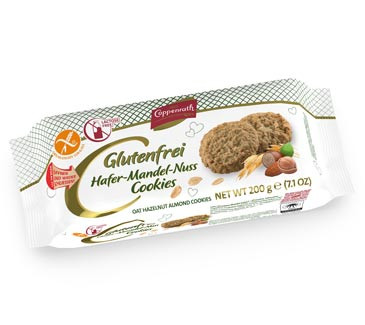Hafer-Mandel-Nuss Cookies