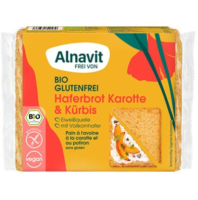Bio Haferbrot Karotte & Kürbis