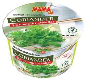Instant Reisnudeln mit Koriander