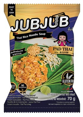 Instant Thai Rice Noodle Soup Pad Thai