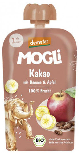 Bio Quetschie Kakao mit Banane & Apfel