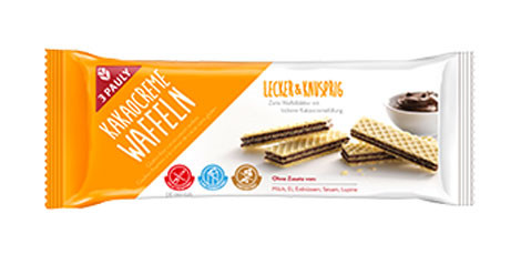 Kakao Creme Waffeln