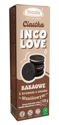 Kakaokekse mit Vanille-Creme